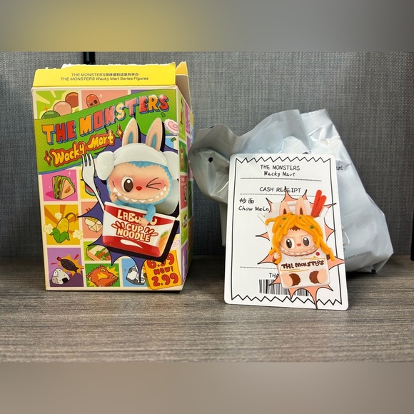 Pop Mart Wacky Mart The Monsters Labubu Confirmed Blind Bon- Chow Mein - Picture 2 of 11